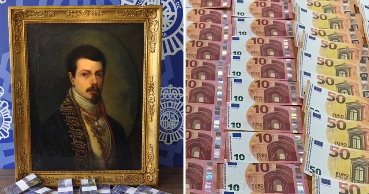 Con Artists Selling Fake Painting Got Paid In Photocopied Bills