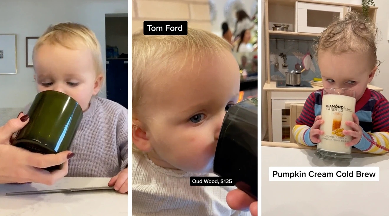 2-year-old Baby Goes Viral For Hilarious Candle Reviews