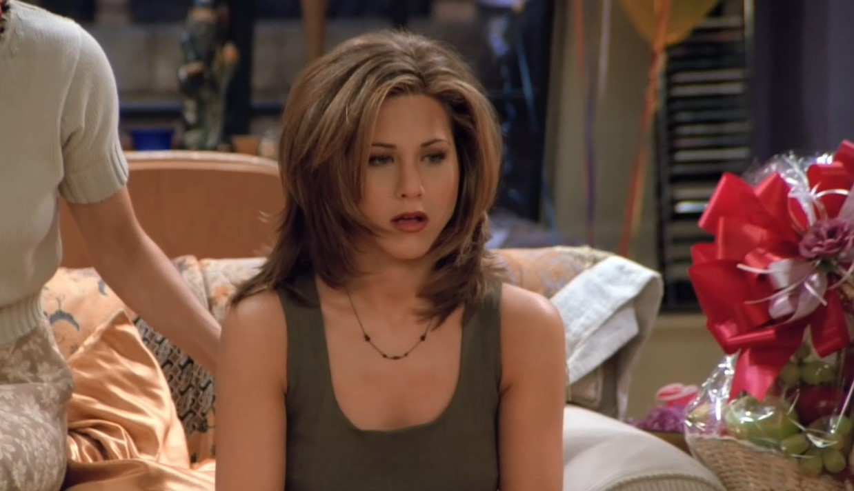 Jennifer Aniston as Rachel on Friends