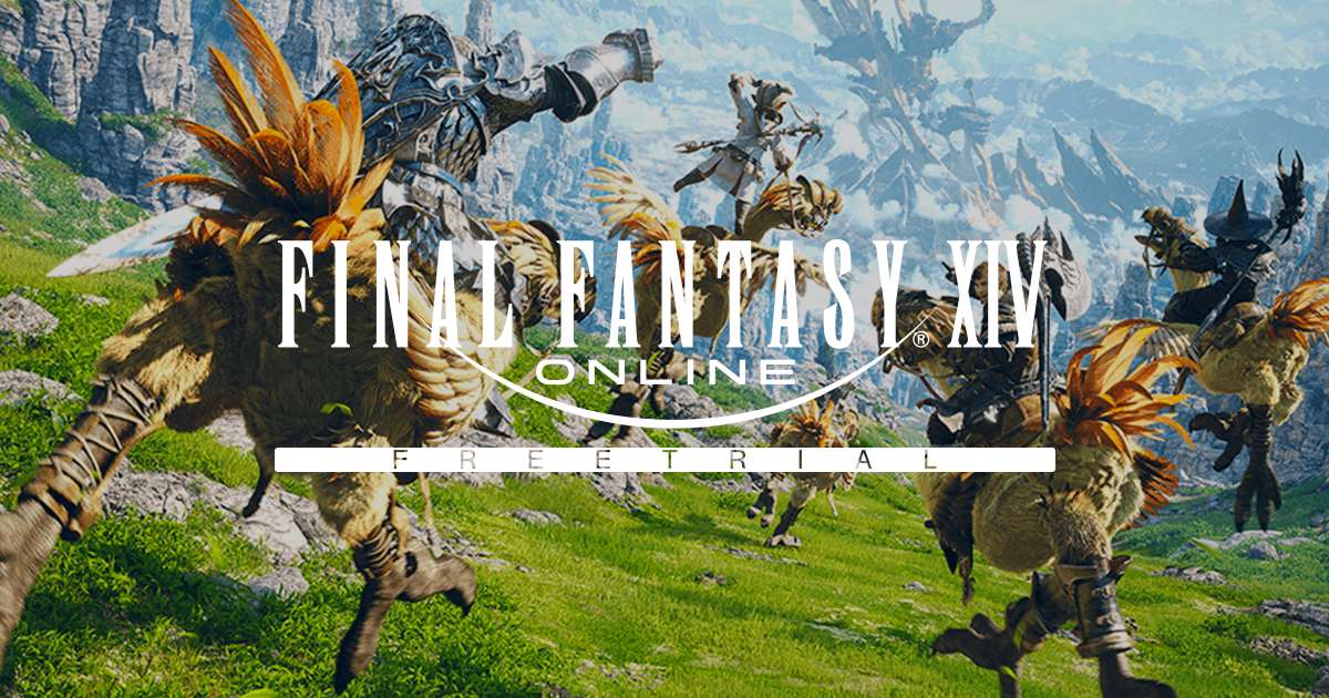Final Fantasy XIV online free trial official game logo