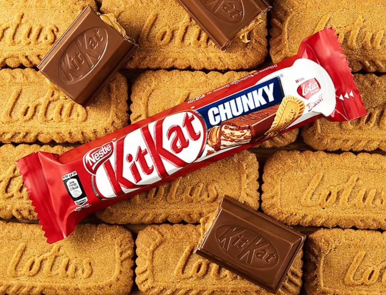 You Can Now Buy Lotus Biscoff Kitkats In The UK