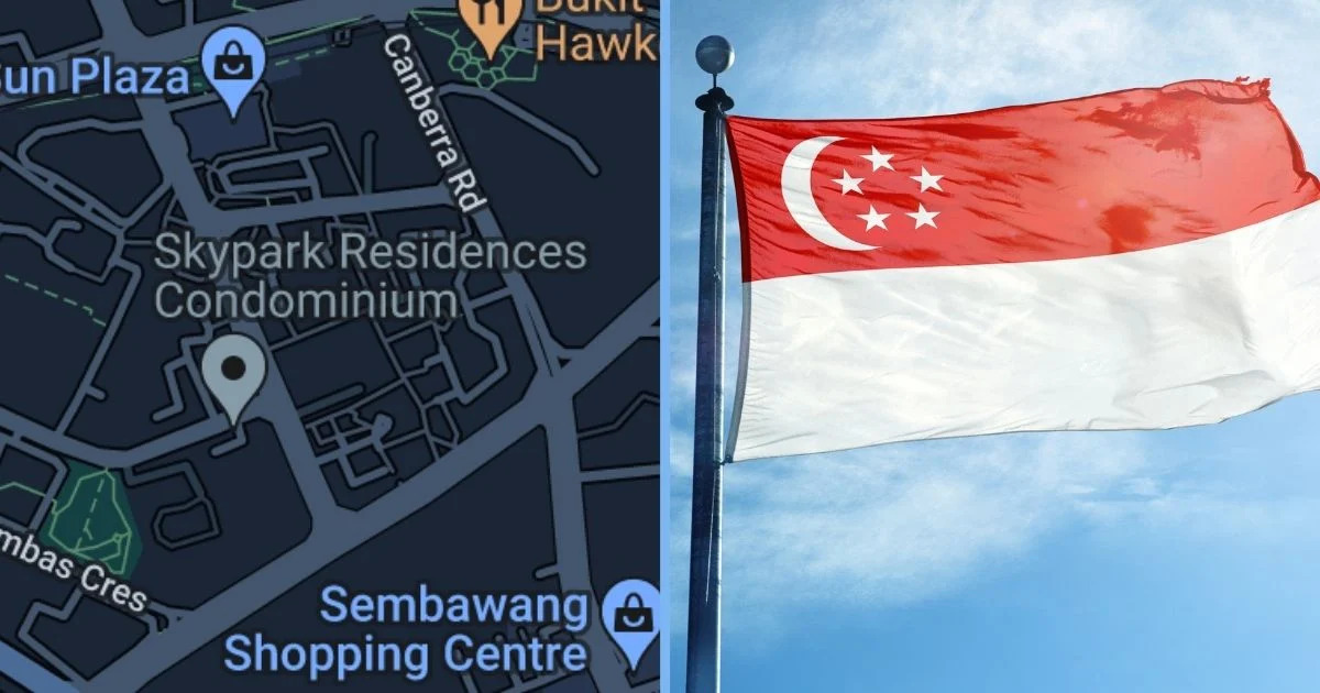 Man Sets Fire To 4 Singapore Flags And Own Shorts, Walks Home Naked