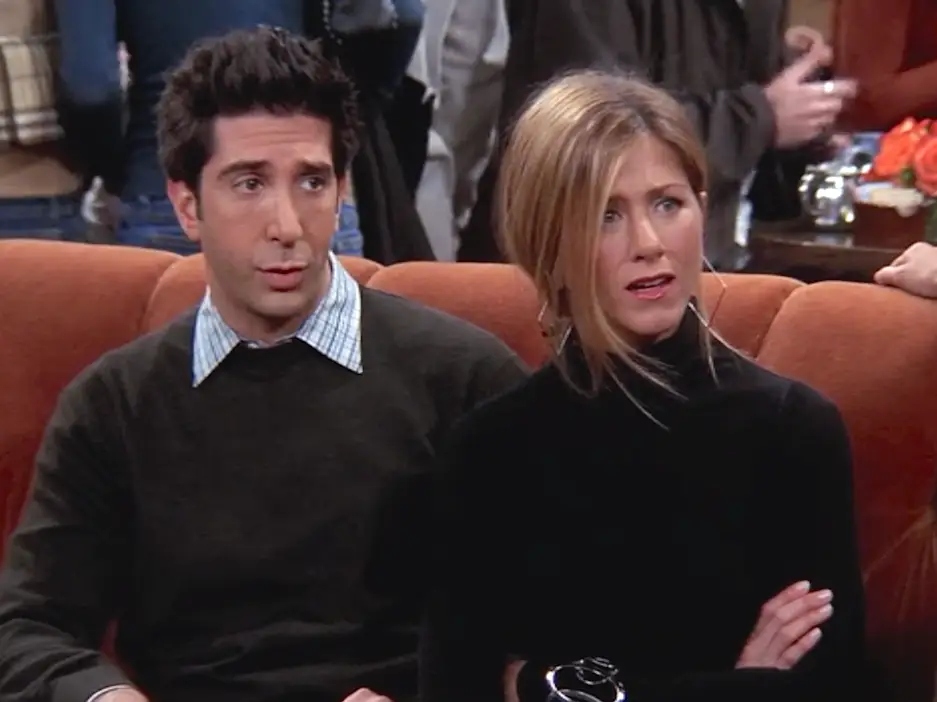 Ross with Rachel