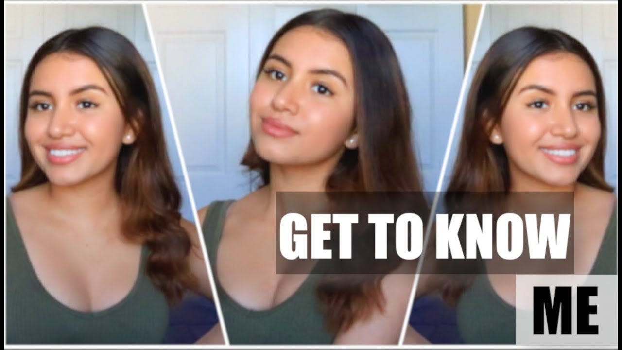 A thumbnail on one of Janexy's youtube videos titled Get To Know Me