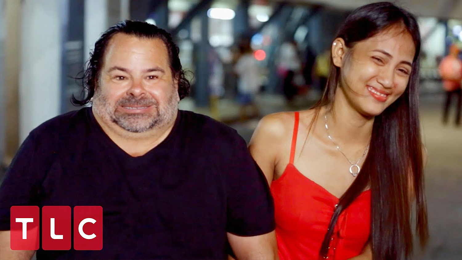 Big Ed 90 Day Fiance with his fiance Rose
