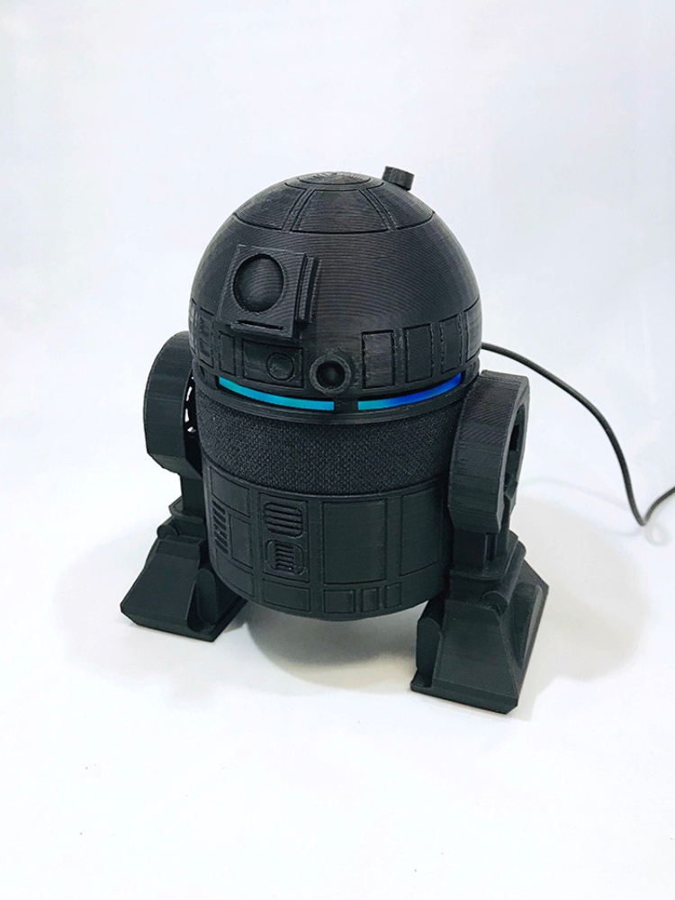 Black R2 D2 case for Amazon Echo