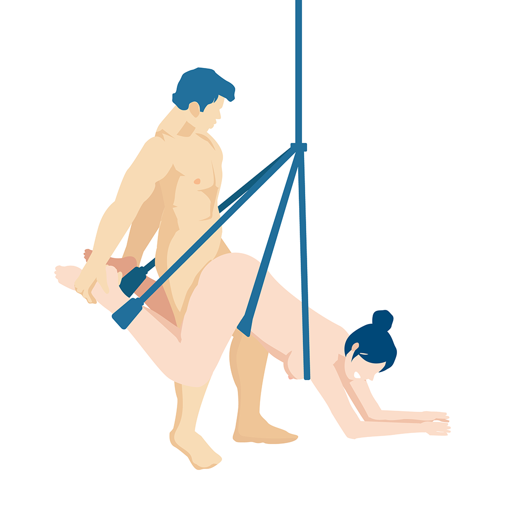A Depiction Of A Sex Swing Position