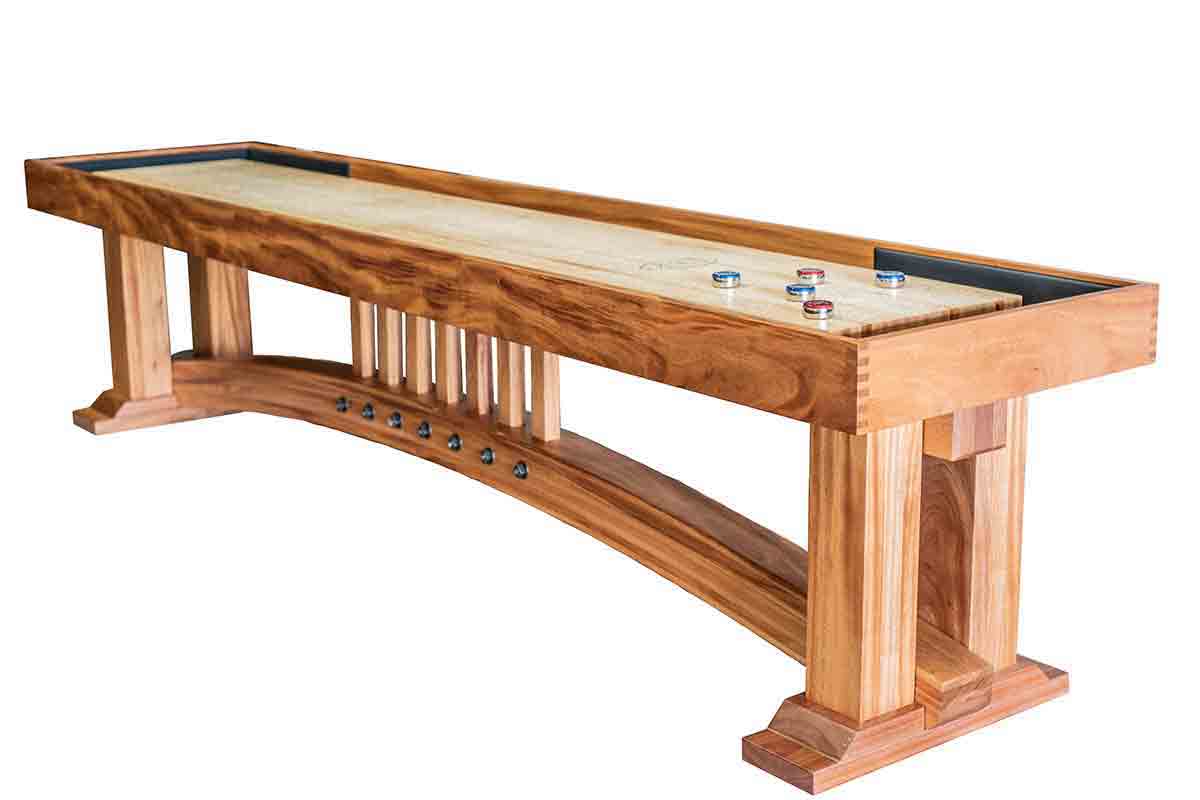Wooden 16 Foot shuffleboard table