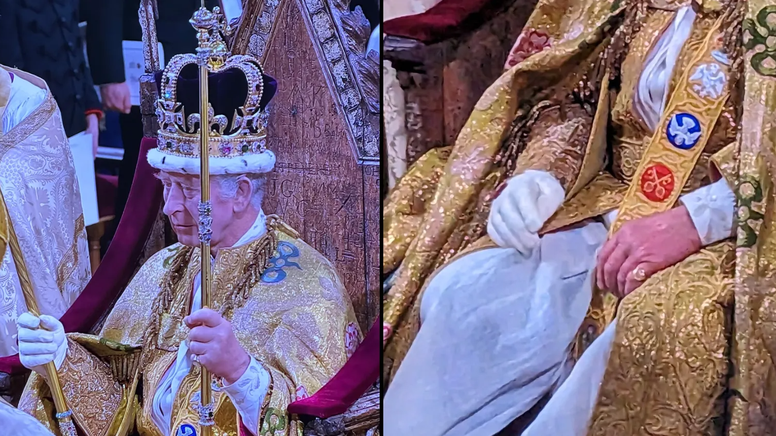 The Reason Why King Charles III Wore Just One White Glove During Coronation