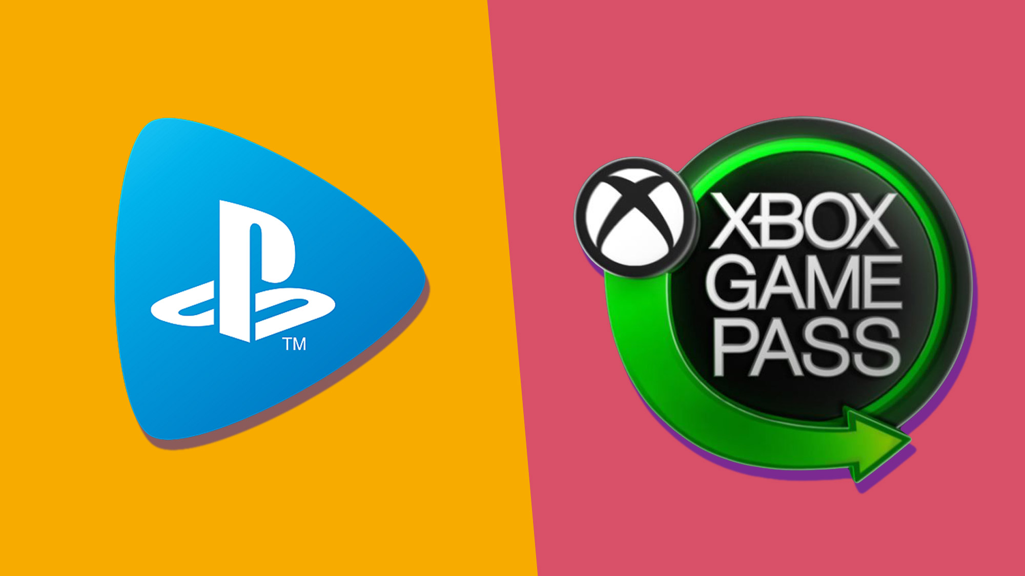 Xbox Game Pass and PlayStation Now logos