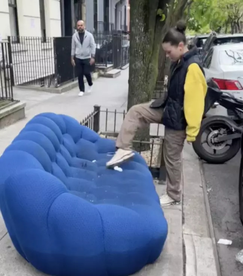 Woman Responds To Warnings After Taking £6,500 Couch She Found On The Street