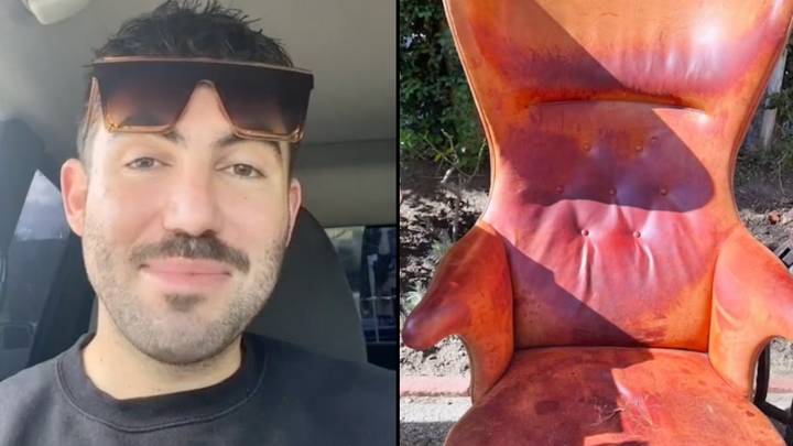Man Bought A Worn £40 Leather Chair And Sold It For £79,500 In An Auction On TikTok