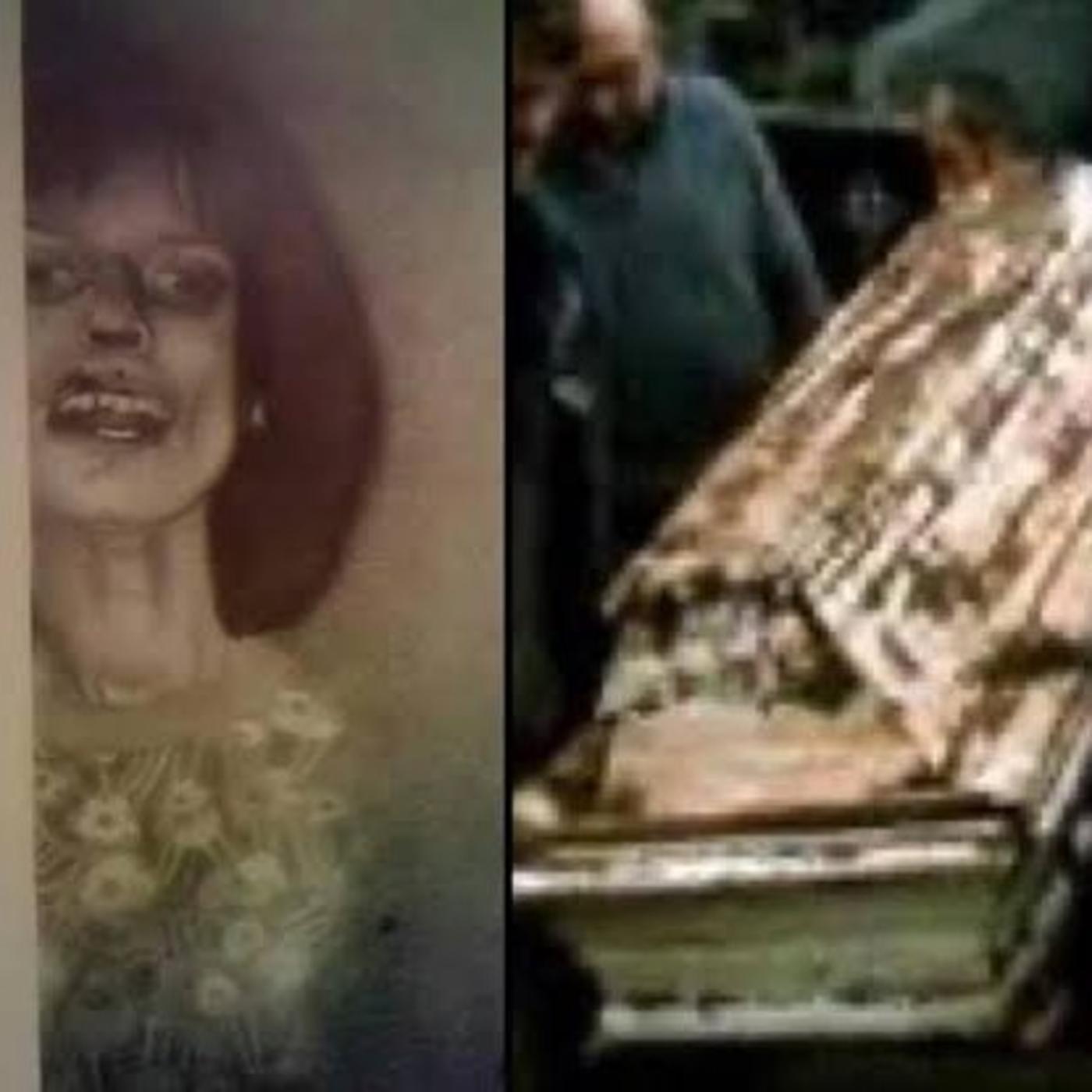 Anneliese Michel exorcism; people holding Anneliese Michel coffin