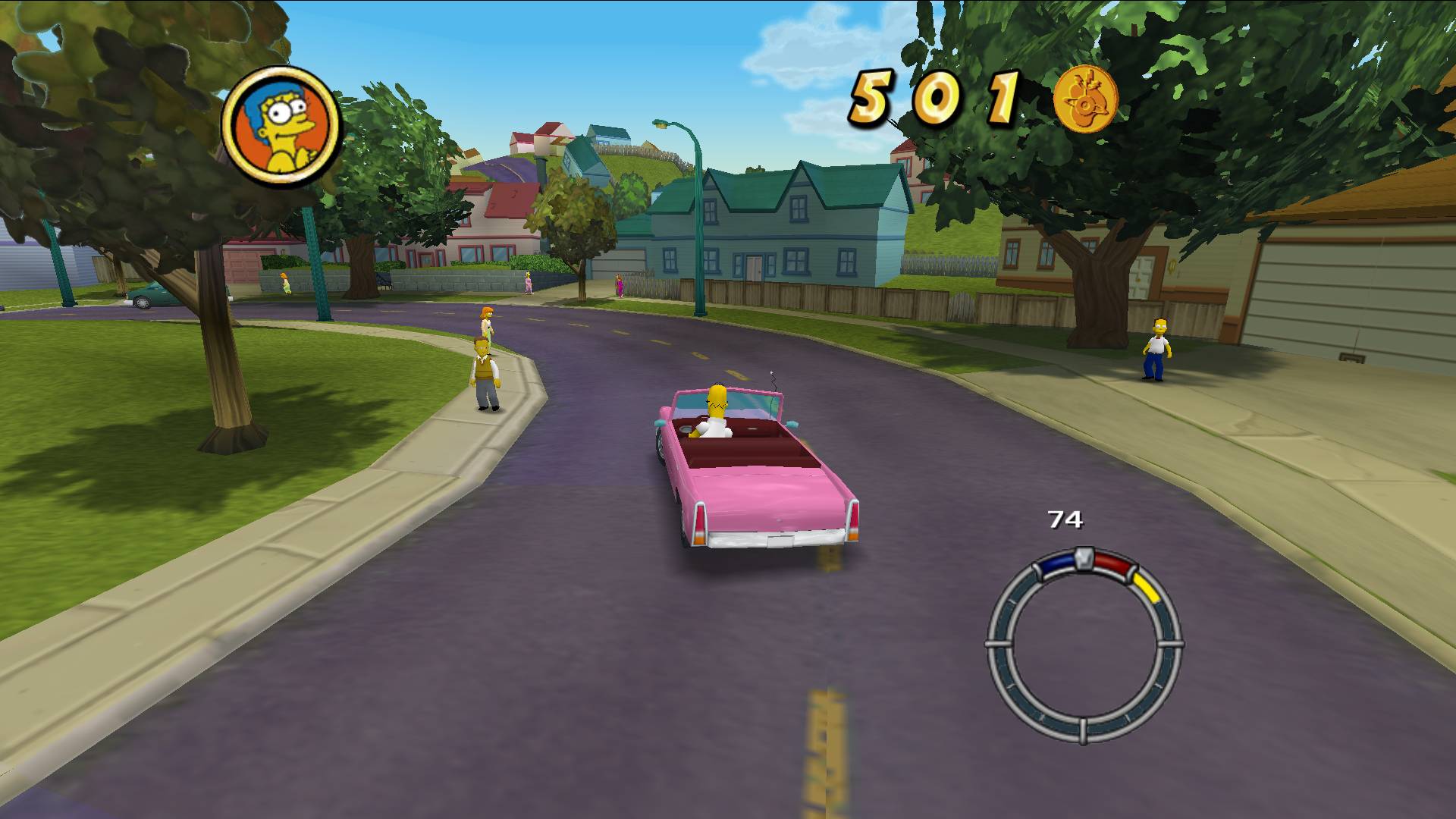 Simpsons Hit and Run gameplay