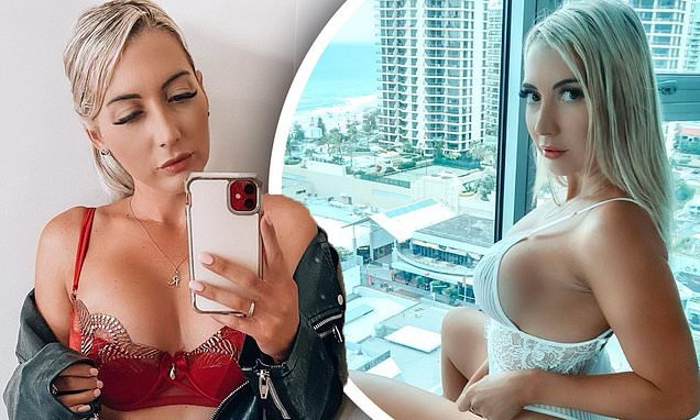 Dog the Bounty Hunter's tattoo model daughter-in-law Jamie poses