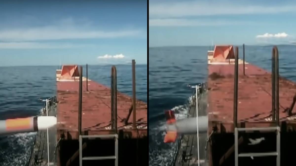 Footage Of Tomahawk Missile Punching A Hole In Shipping Container Is Ridiculous