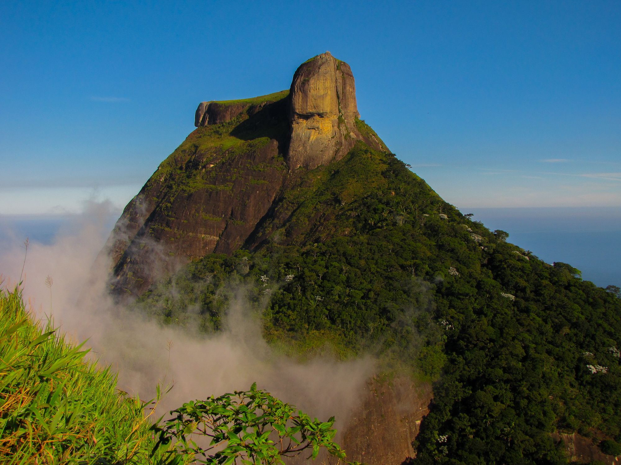 Astonishingly beautiful view of Pedra De Gavea Brazil mountain