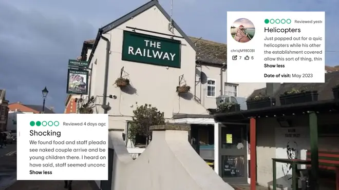 Negative Reviews People Left On The Railway Inn After The Naked Couple Incident