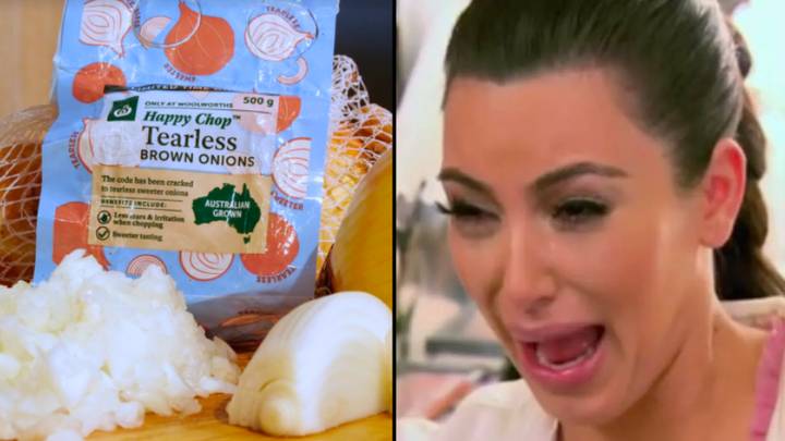Happy Chop Tearless Onions and Kim Kardashian's Crying Face