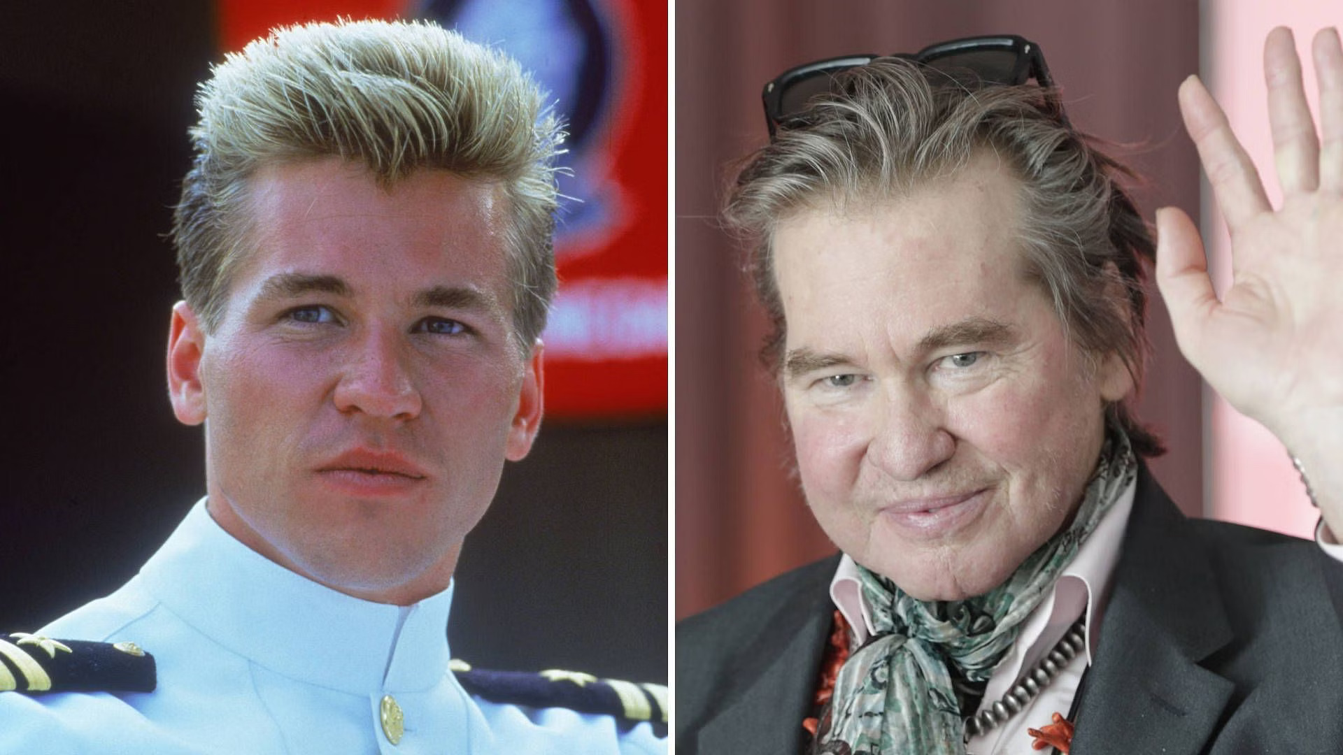 Young and old Val Kilmer
