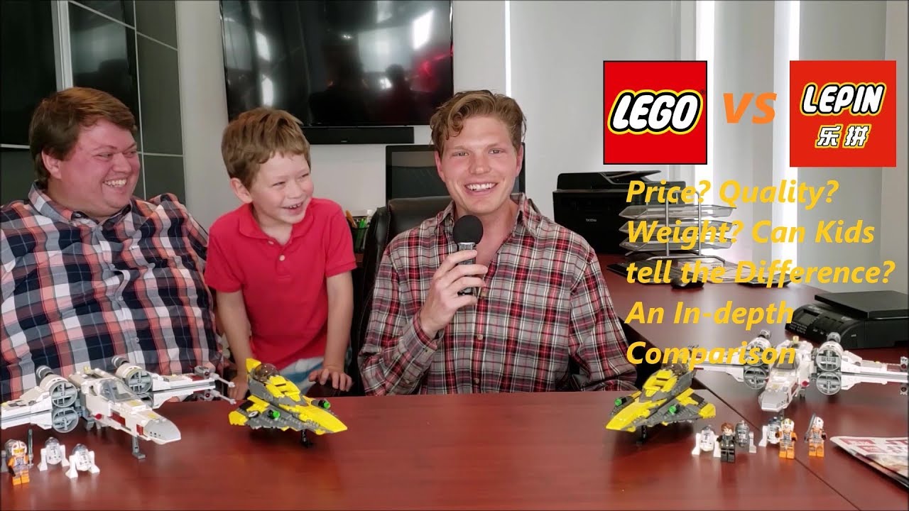 A youtube video about Lepin and Lego