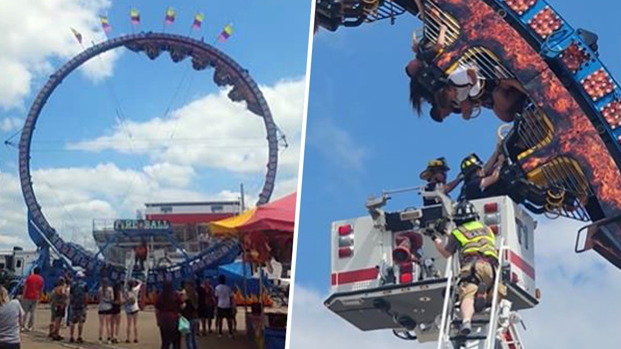 Rollercoaster Passengers Stranded Upside Down For Hours After Sudden Stop
