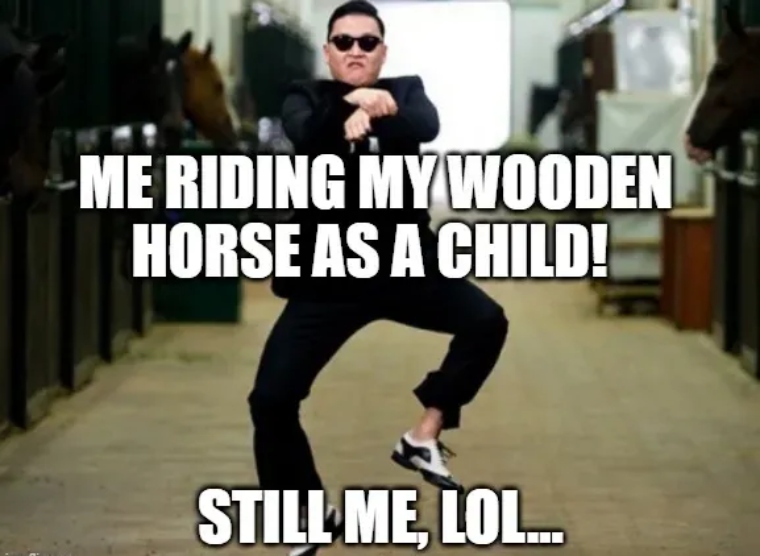 Gangnam Style horse meme