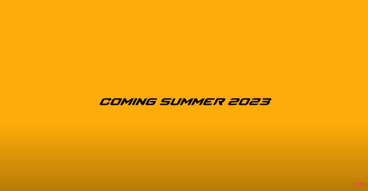 Coming soon 2023 written in an orange plain background
