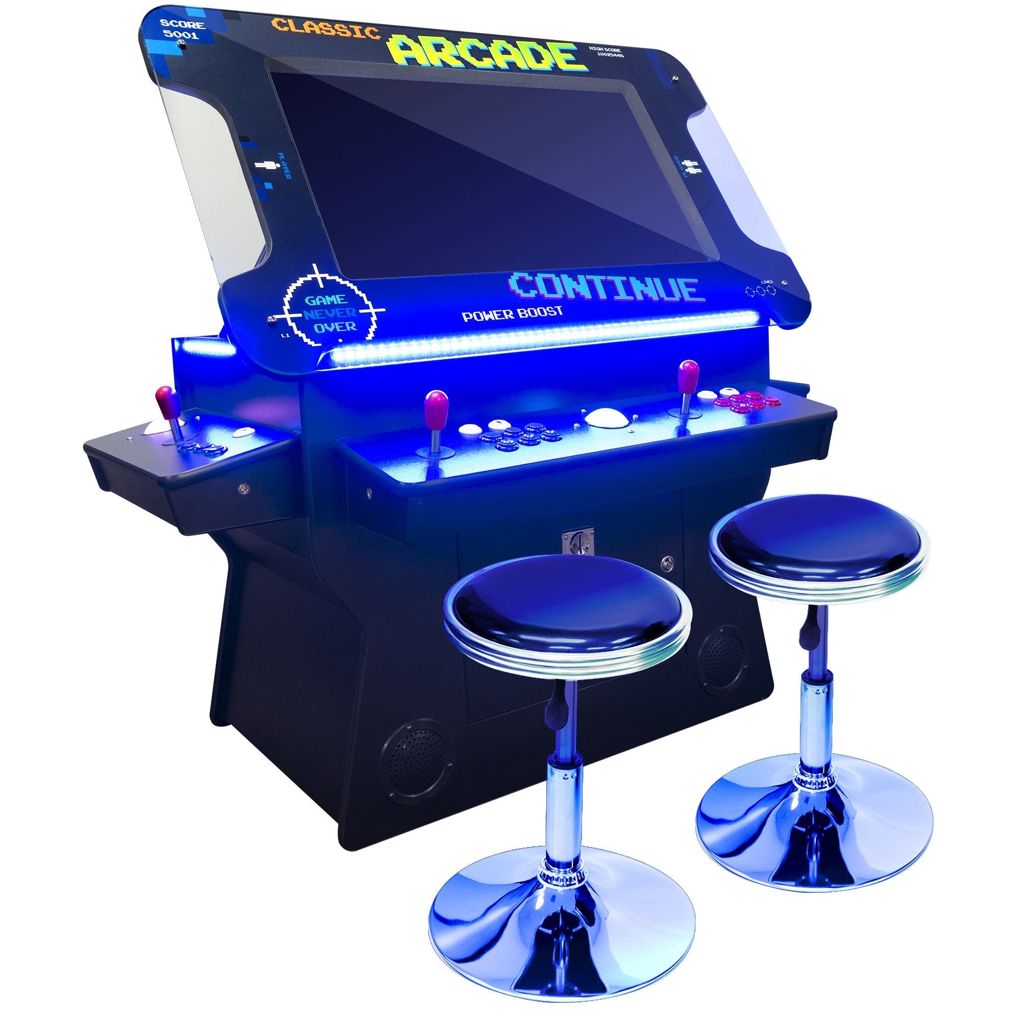 Creative Arcades Full-Size Commercial Grade Cocktail Arcade Machine - A Gaming Paradise