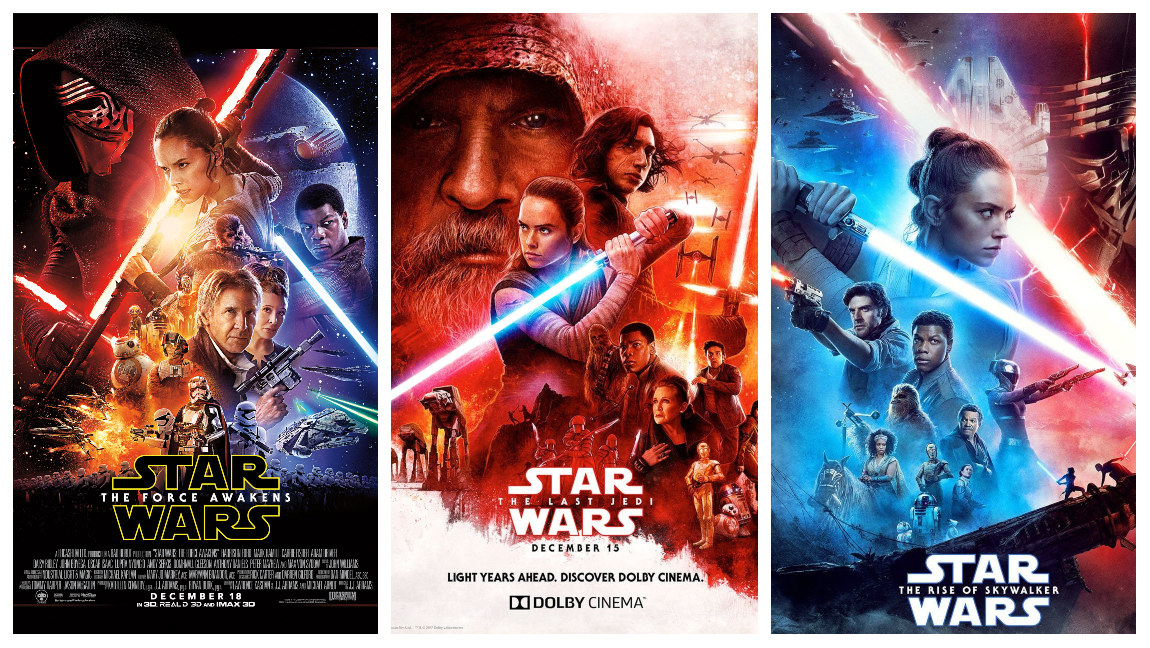 "Star Wars" Sequel Trilogy posters