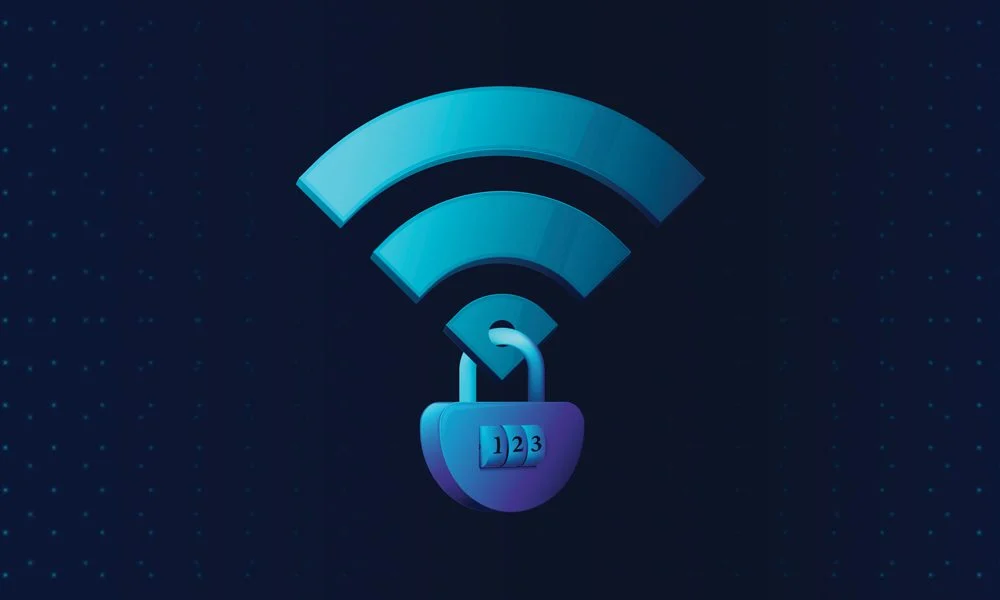 A wifi symbol locked