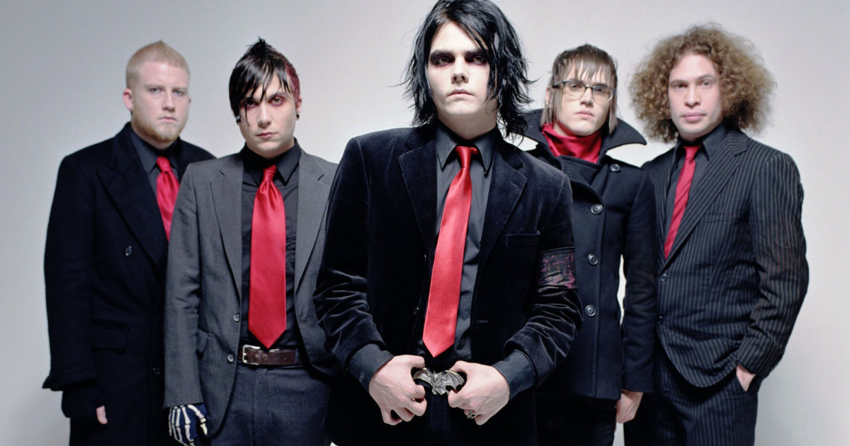 The members of the Chemical Romance rock band