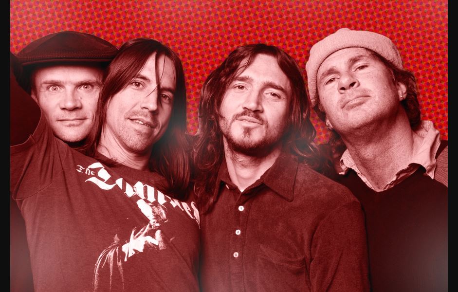 Members of the Red Hot Chili Peppers rock band