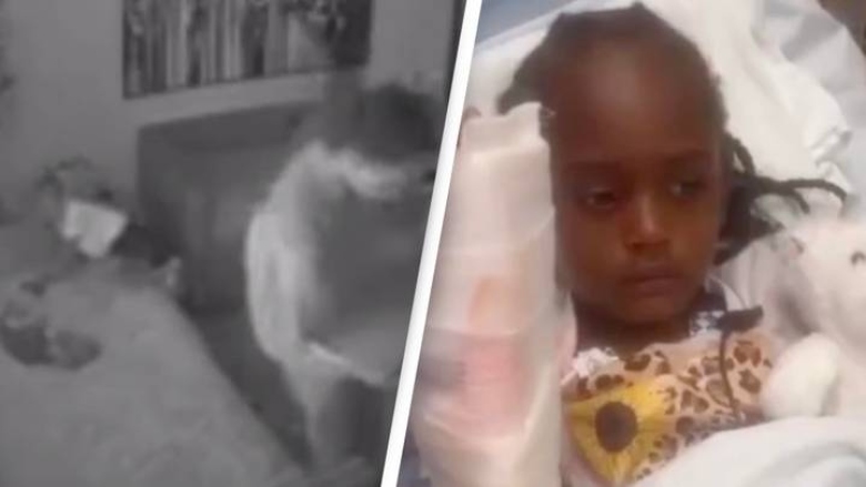 Serenity, 3, shoots herself while her relatives were busy watching football