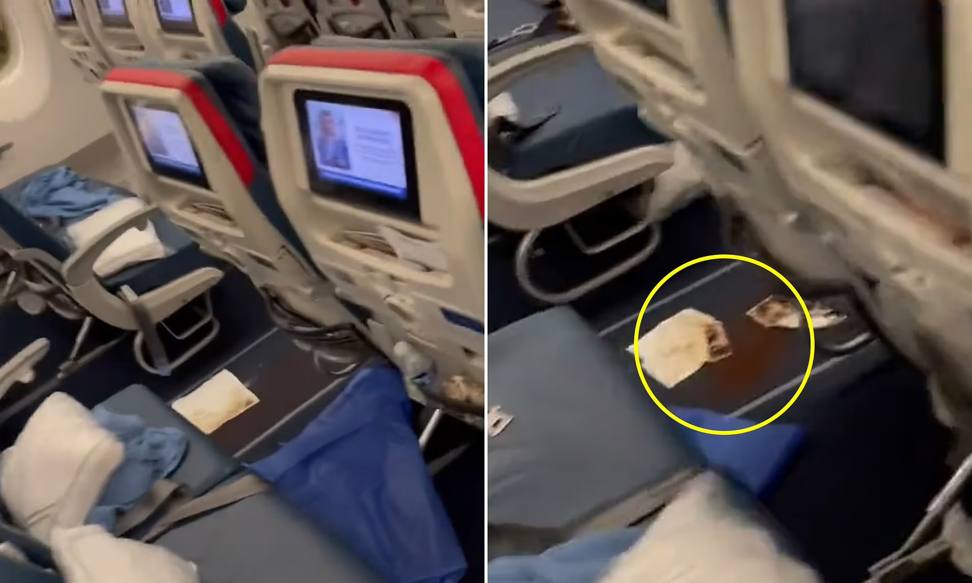 Video Shows Clean-up Operation On Flight After Passenger's Diarrhea Caused Plane To Turn Back