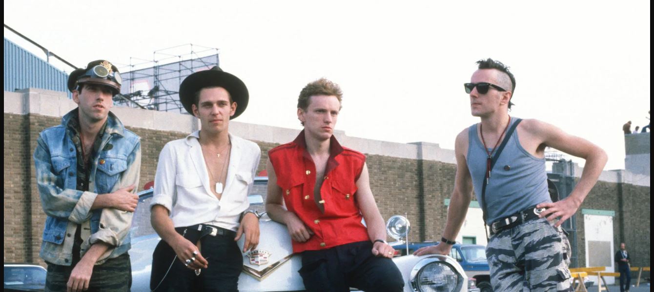 The members of The Clash rock band
