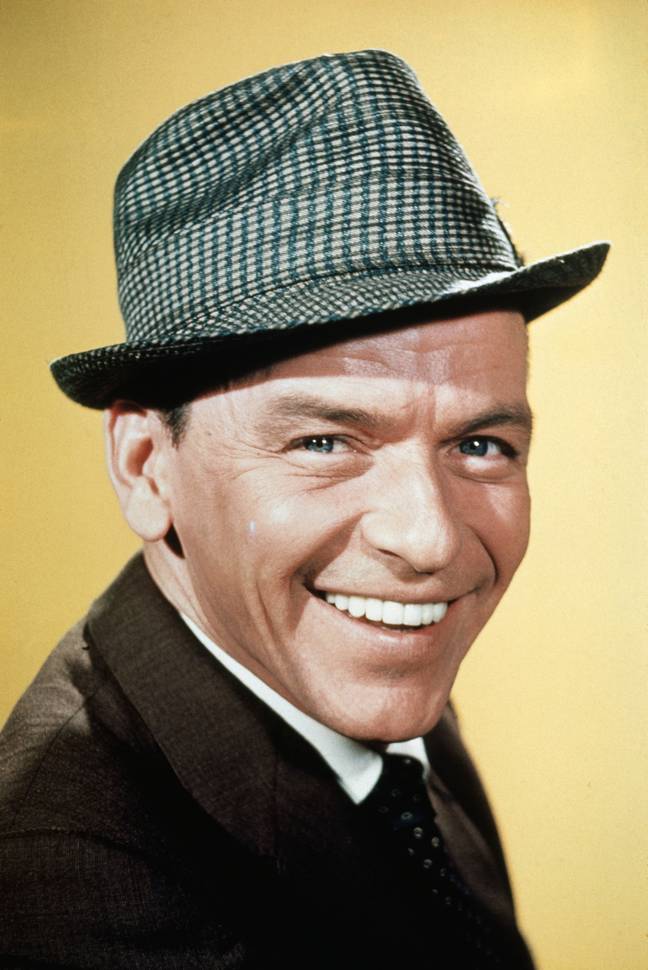 Frank Sinatra smiling