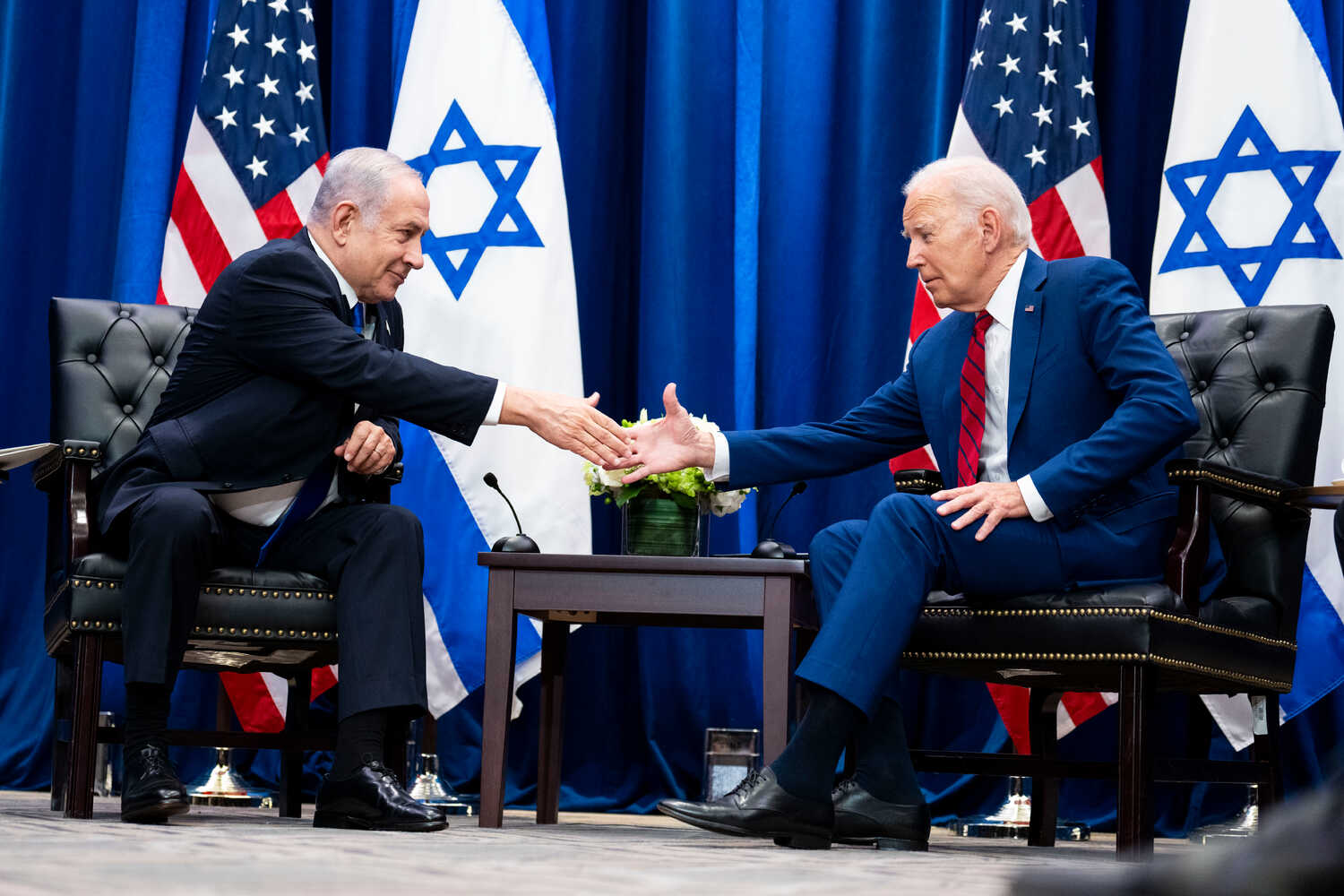 Biden's recent meeting with Netanyahu during the U.N. General Assembly.
