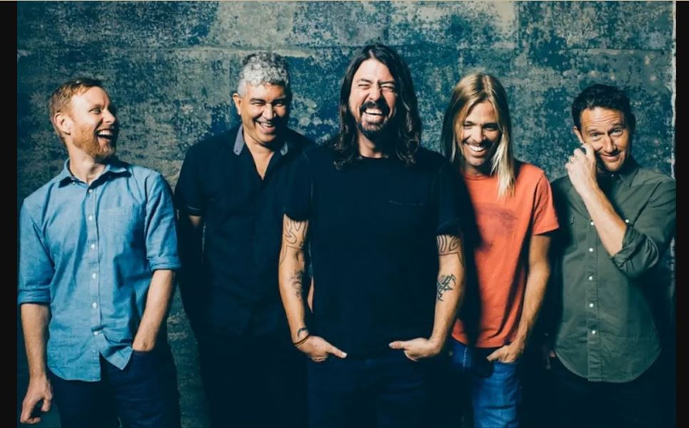 Members of the Foo Fighters rock band