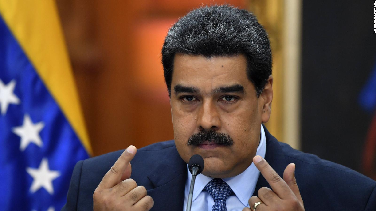 Nicolas Maduro during a meeting