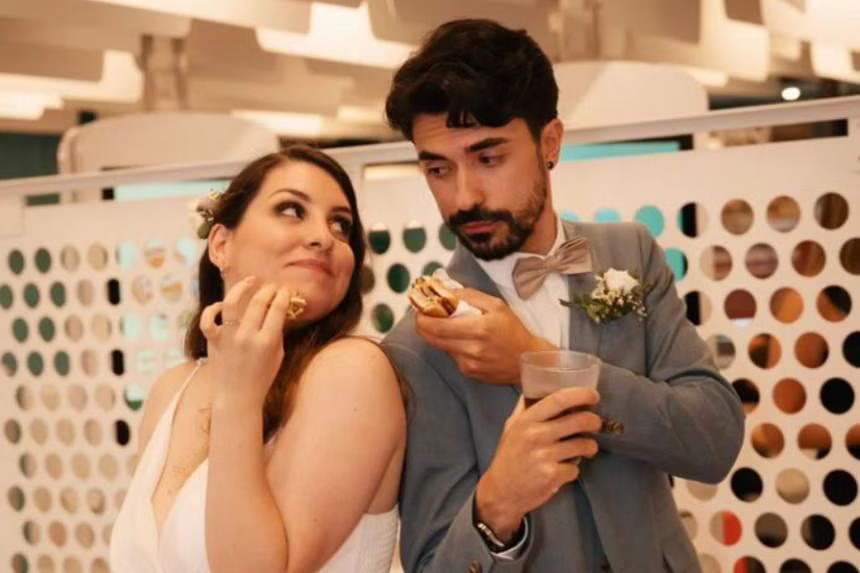 French Newly-weds Divides Opinion After Serving McDonald's At Their Wedding