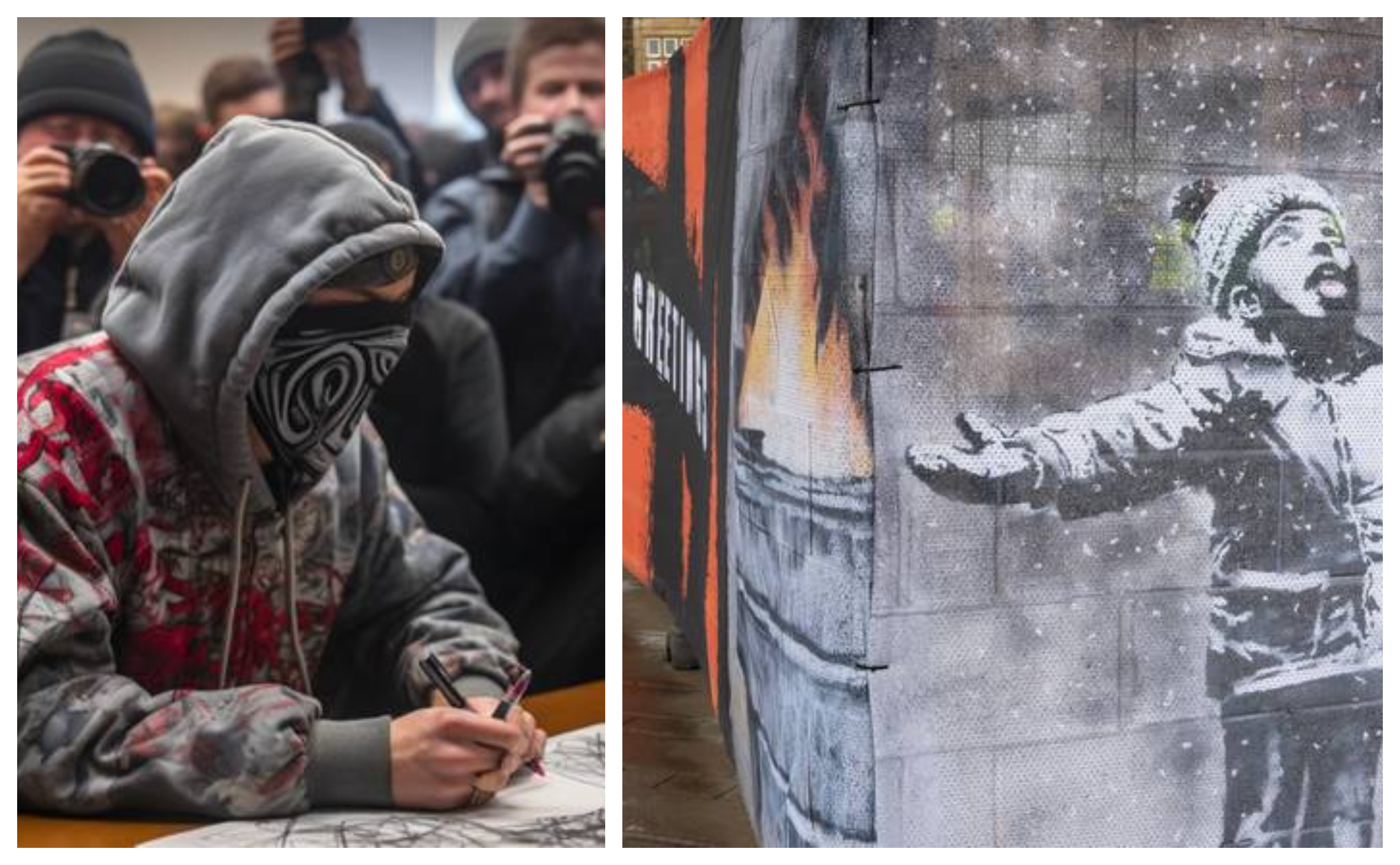 Famous Graffiti Artist Banksy child street art
