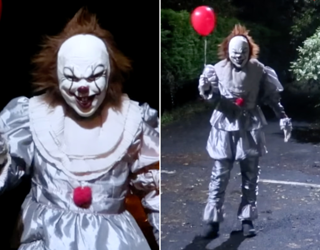 Creepy Scottish Village 'Killer Clown' Issues Chilling Warning
