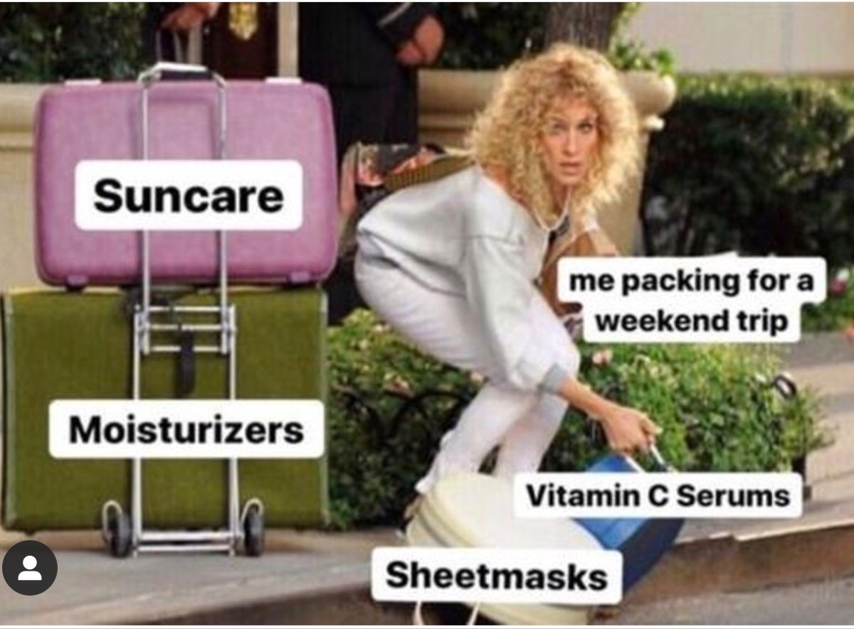 Funny Packing For A Weekend Trip meme