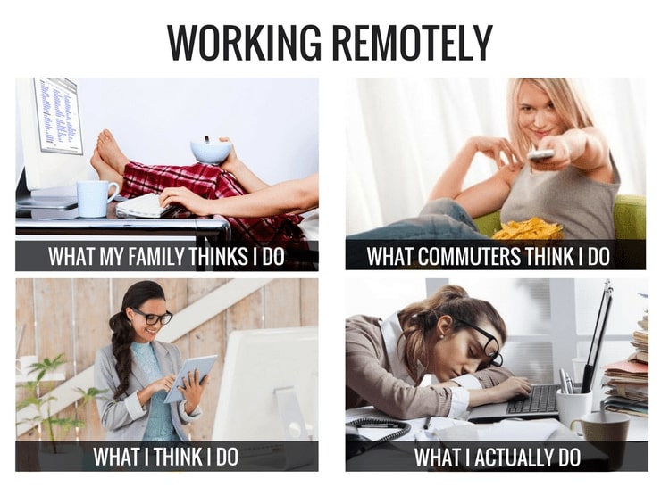 Remote Work meme