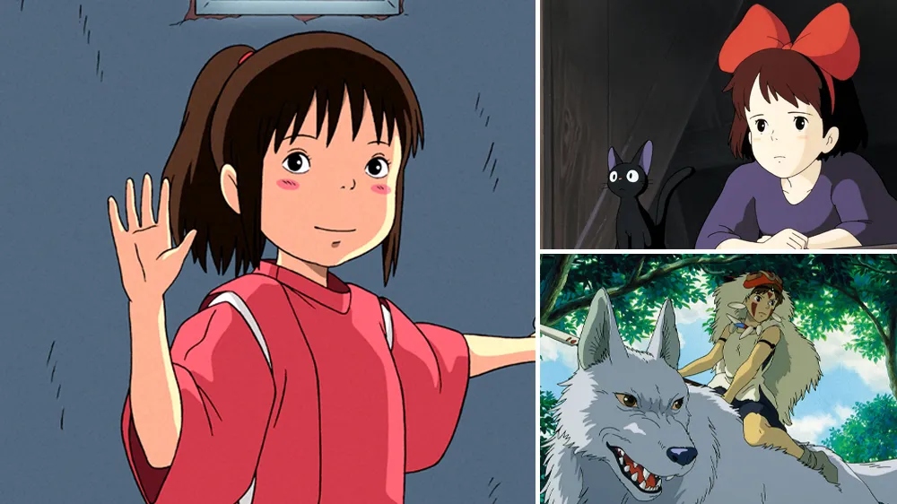 Studio Ghibli movies collage
