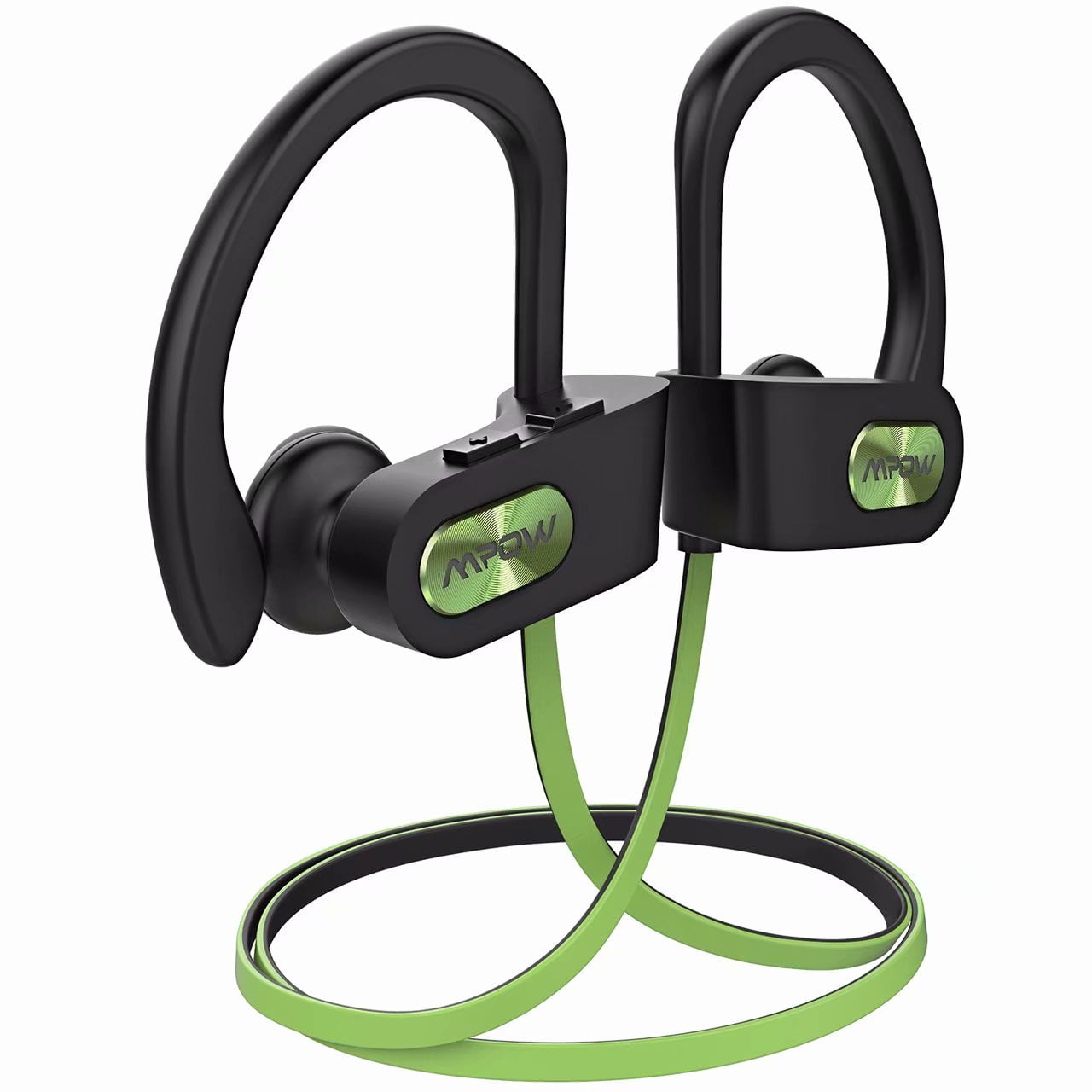 Green and black Mpow Flame Bluetooth Headphones
