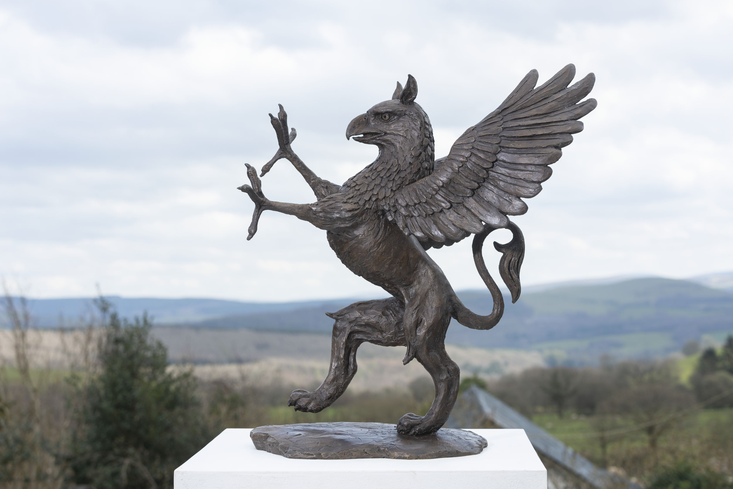 Griffin sculpture