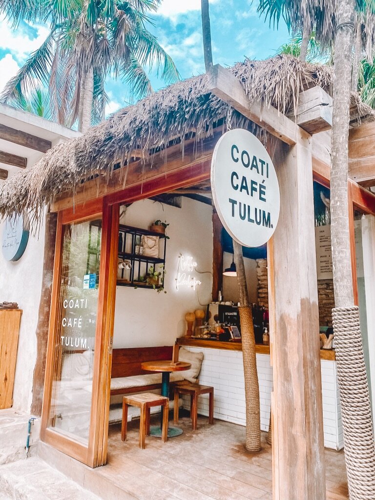 A cafe in Tulum