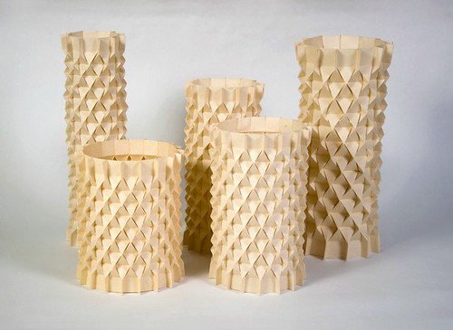 Vases made of paper
